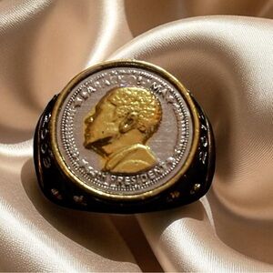 Rare Fine jewelry- Stainless Steel Barack Obama Commemorative Ring‎